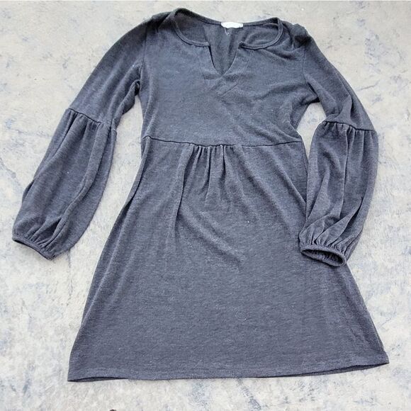 Reborn J Lantern Sleeve Knit Dress Medium - Picture 6 of 6